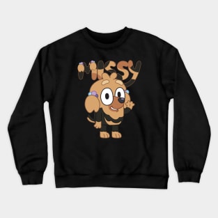 issy is one of Bingo’s best friends Crewneck Sweatshirt